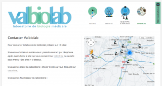 Page contact Valbiolab.fr